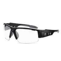 Skullerz Dagr Anti-scratch And Enhanced Anti-fog Safety Glasses, Black Frame, Clear Polycarbonate Lens, Ships In 1-3 Bus Days