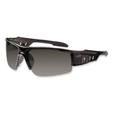 Skullerz Dagr Safety Glasses, Black Nylon Impact Frame, Polarized Smoke Polycarbonate Lens, Ships In 1-3 Business Days