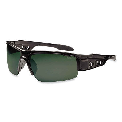 Skullerz Dagr Safety Glasses, Black Nylon Impact Frame, Polarized G15 Polycarbonate Lens, Ships In 1-3 Business Days