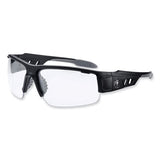 Skullerz Dagr Safety Glasses, Matte Black Nylon Impact Frame, Clear Polycarbonate Lens, Ships In 1-3 Business Days