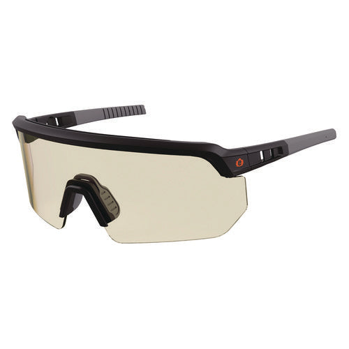 Skullerz Aegir Anti-scratch/enhanced Anti-fog Safety Glasses, Black Frame,in/outdoor Polycarbonate Lens,ships In 1-3 Bus Days