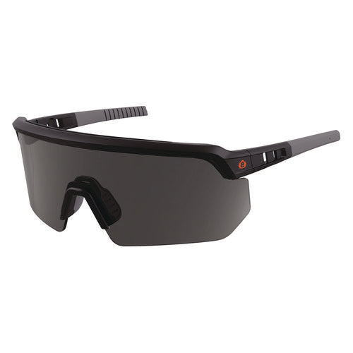 Skullerz Aegir Anti-scratch/enhanced Anti-fog Safety Glasses, Black Frame, Smoke Polycarbonate Lens, Ships In 1-3 Bus Days