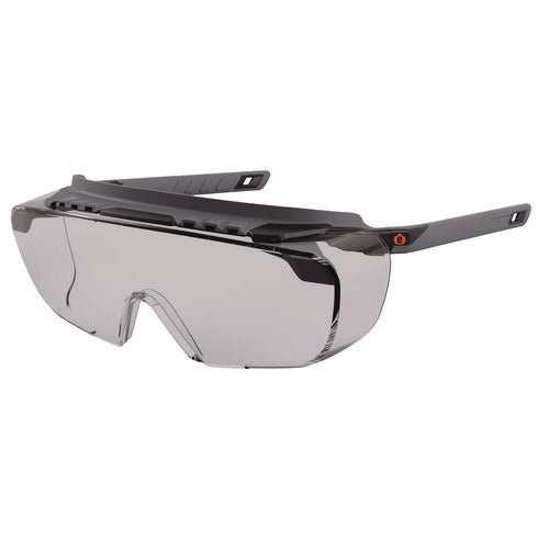 Skullerz Osmin Safety Glasses, Matte Black Polycarbonate Frame, Indoor/outdoor Polycarbonate Lens, Ships In 1-3 Business Days