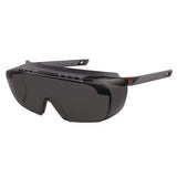 Skullerz Osmin Anti-scratch/anti-fog Safety Glasses, Matte Black Polycarb Frame, Smoke Polycarb Lens, Ships In 1-3 Bus Days