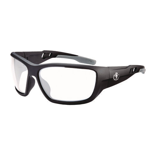 Skullerz Baldr Anti-scratch/anti-fog Safety Glasses, Matte Black Nylon Frame, Clear Polycarb Lens, Ships In 1-3 Bus Days