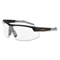 Skullerz Skoll Safety Glasses, Matte Black Nylon Impact Frame, Clear Polycarbonate Lens, Ships In 1-3 Business Days