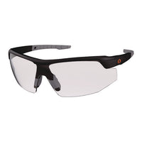 Skullerz Skoll Anti-scratch/anti-fog Safety Glasses, Matte Black Nylon Frame, Clear Polycarb Lens, Ships In 1-3 Bus Days