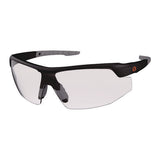 Skullerz Skoll Anti-scratch/anti-fog Safety Glasses, Matte Black Nylon Frame, Clear Polycarb Lens, Ships In 1-3 Bus Days