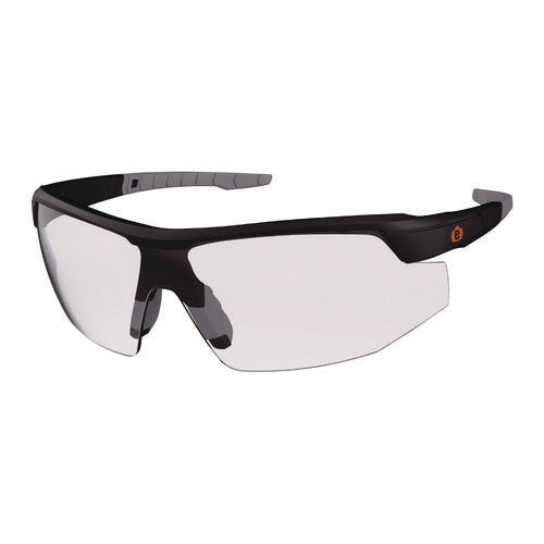 Skullerz Skoll Anti-scratch/anti-fog Safety Glasses, Matte Black Nylon Frame, Clear Polycarb Lens, Ships In 1-3 Bus Days