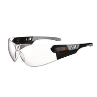 Skullerz Saga Anti-scratch/enhanced Anti-fog Safety Glasses, Matte Black Frameless, Clear Polycarb Lens,ships In 1-3 Bus Days