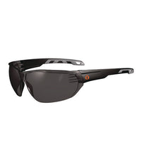 Skullerz Vali Anti-scratch/enhanced Anti-fog Safety Glasses, Matte Black Frameless, Smoke Polycarb Lens,ships In 1-3 Bus Days