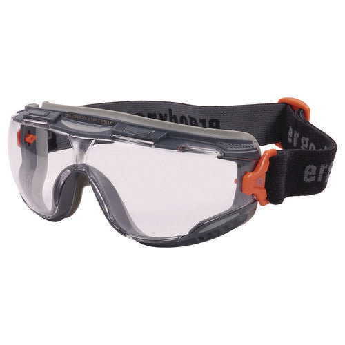 Skullerz Arkyn Anti-scratch And Enhanced Anti-fog Safety Goggles With Elastic Strap, Clear, Ships In 1-3 Business Days