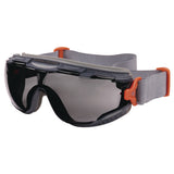 Skullerz Arkyn Anti-scratch And Enhanced Anti-fog Safety Goggles With Neoprene Strap, Smoke, Ships In 1-3 Business Days