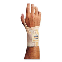 Proflex 4000 Single Strap Wrist Support, Medium, Fits Left Hand, Tan, Ships In 1-3 Business Days