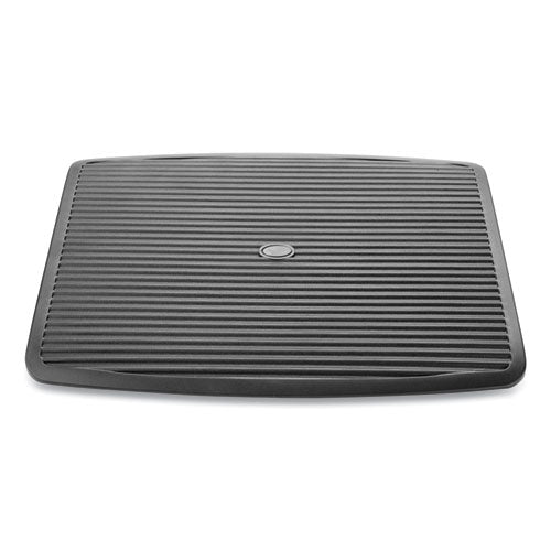 Adjustable Height Ergonomic Footrest, 17.62 X 14 X 3.75, Black