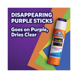 Disappearing Purple School Glue Stick, 0.21 Oz, Dries Clear, 12-pack