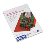 Premium Photo Paper, 10.4 Mil, 8 X 10, High-gloss Bright White, 20-pack
