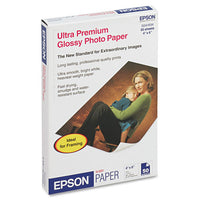 Ultra Premium Gloss Photo Paper, 11.8 Mil, 8.5 X 11, Bright White, 50-pack