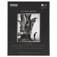 Hot Press Natural Fine Art Paper, 17 Mil, 17 X 22, Smooth Matte Natural, 25-pack