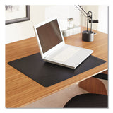 Natural Origins Desk Pad, 36 X 20, Matte, Black