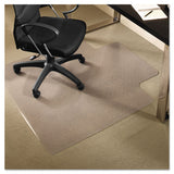 Everlife Chair Mats For Medium Pile Carpet With Lip, 36 X 48, Clear