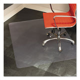 Multi-task Series Chair Mat For Hard Floors, Heavier Use, 46 X 60, Clear