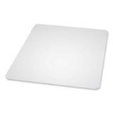 Everlife Textured Chair Mat For Hard Floors, Square, 60 X 60, Clear, Ships In 4-6 Business Days