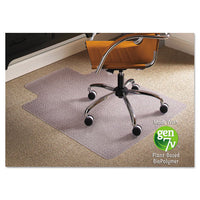 Natural Origins Chair Mat With Lip For Carpet, 36 X 48, Clear