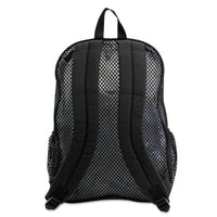 Mesh Backpack, 12 X 5 1-2 X 17 1-2, Black