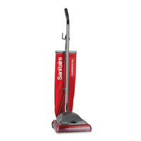 Tradition Upright Vacuum With Shake-out Bag, 16 Lb, Red