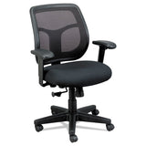 Apollo Mid-back Mesh Chair, Silver Seat-silver Back, Silver Base