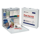 First Aid Station For 50 People, 196-pieces, Osha Compliant, Metal Case