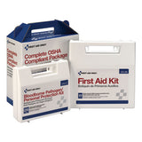 First Aid Kit For 50 People, 229-pieces, Ansi-osha Compliant, Plastic Case