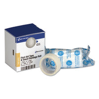 Smartcompliance First Aid Tape-gauze Roll Combo, 1-2"x5 Yd. Tape, 2"x4 Yd. Gauze