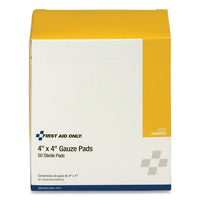 Sterile Gauze Pads, 4 X 4, 50-box