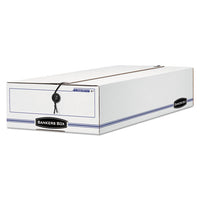 Liberty Check And Form Boxes, 9.25" X 23.75" X 4.25", White-blue, 12-carton