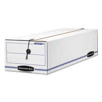 Liberty Check And Form Boxes, 9.5" X 23.75" X 4.5", White-blue, 12-carton