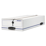 Liberty Check And Form Boxes, 9.25" X 15" X 4.25", White-blue, 12-carton