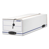 Liberty Check And Form Boxes, 9" X 24.25" X 7.5", White-blue, 12-carton