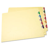 Stor-file End Tab Storage Boxes, Letter-legal Files, White-blue, 12-carton