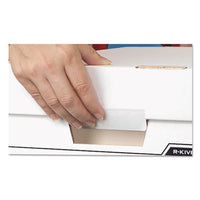 Binderbox Storage Boxes, Letter Files, 13.13" X 20.13" X 12.38", White-blue, 12-carton