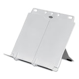 Booklift Copyholder, Plastic, One Book-pad, Platinum