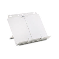 Booklift Copyholder, Plastic, One Book-pad, Platinum