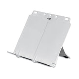 Booklift Copyholder, Plastic, One Book-pad, Platinum