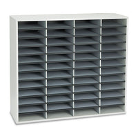 Literature Organizer, 48 Letter Sections, 38 1-4 X 11 7-8 X 34 11-16, Dove Gray