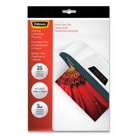 Laminating Pouches, 5 Mil, 4.5" X 6.25", Gloss Clear, 20-pack