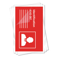 Laminating Pouches, 5 Mil, 3.88" X 2.63", Gloss Clear, 100-pack