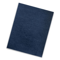 Classic Grain Texture Binding System Covers, 11 X 8-1-2, Navy, 50-pack