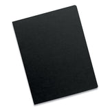 Futura Binding System Covers, Round Corners, 11 1-4 X 8 3-4, Black, 25-pack