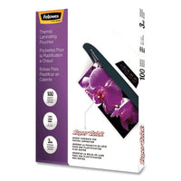 Superquick Thermal Laminating Pouches, 3 Mil, 9" X 11.5", Gloss Clear, 100-pack